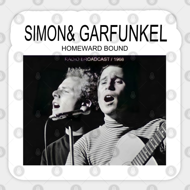 Simon & garfunkel Sticker by unnatural podcast